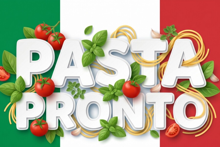 Achtergrond pasta pronto 2