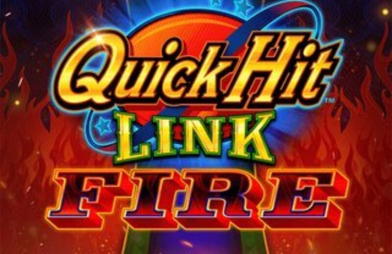 Quick hit link fire logo